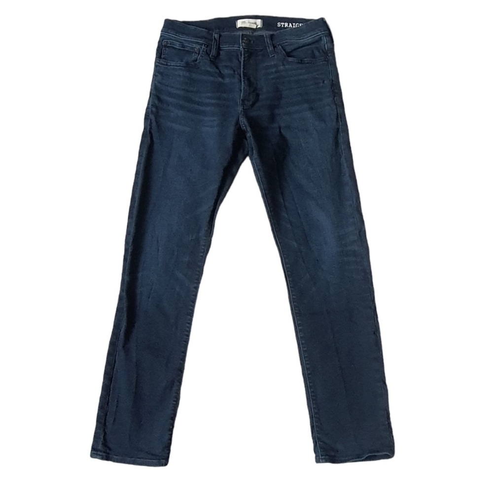 MADEWELL Mens Jeans 33x32 Straight Leg Dark Wash